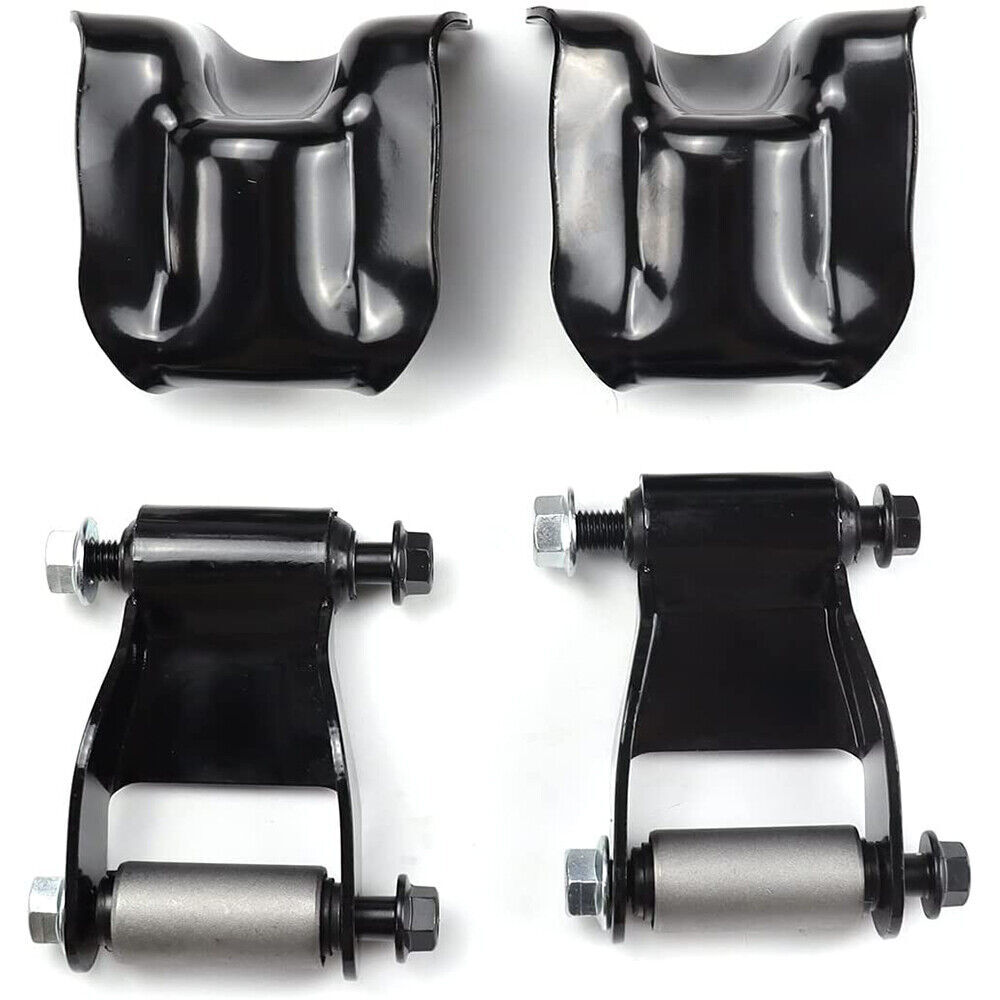 Pair Leaf Spring Hanger Bracket Shackle Mount For Chevy Silverado GMC Cadillac