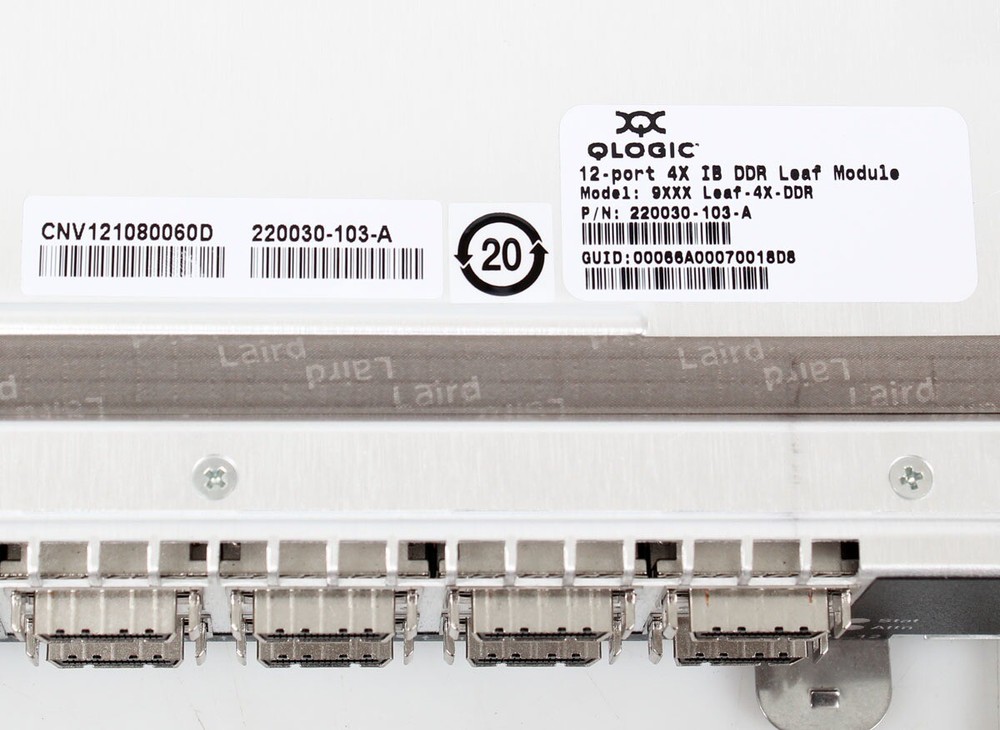 Genuine QLogic 9XXX Leaf-4X-DDR Server Network Switch 12-Port Leaf Module