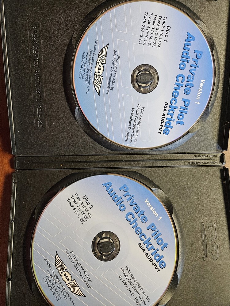 ASA Private Pilot Audio Checkride Audio CD - ASA-AUD-PVT