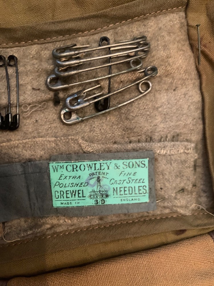 Original WW2 Personal Sewing Kit. Named F.J. Malone