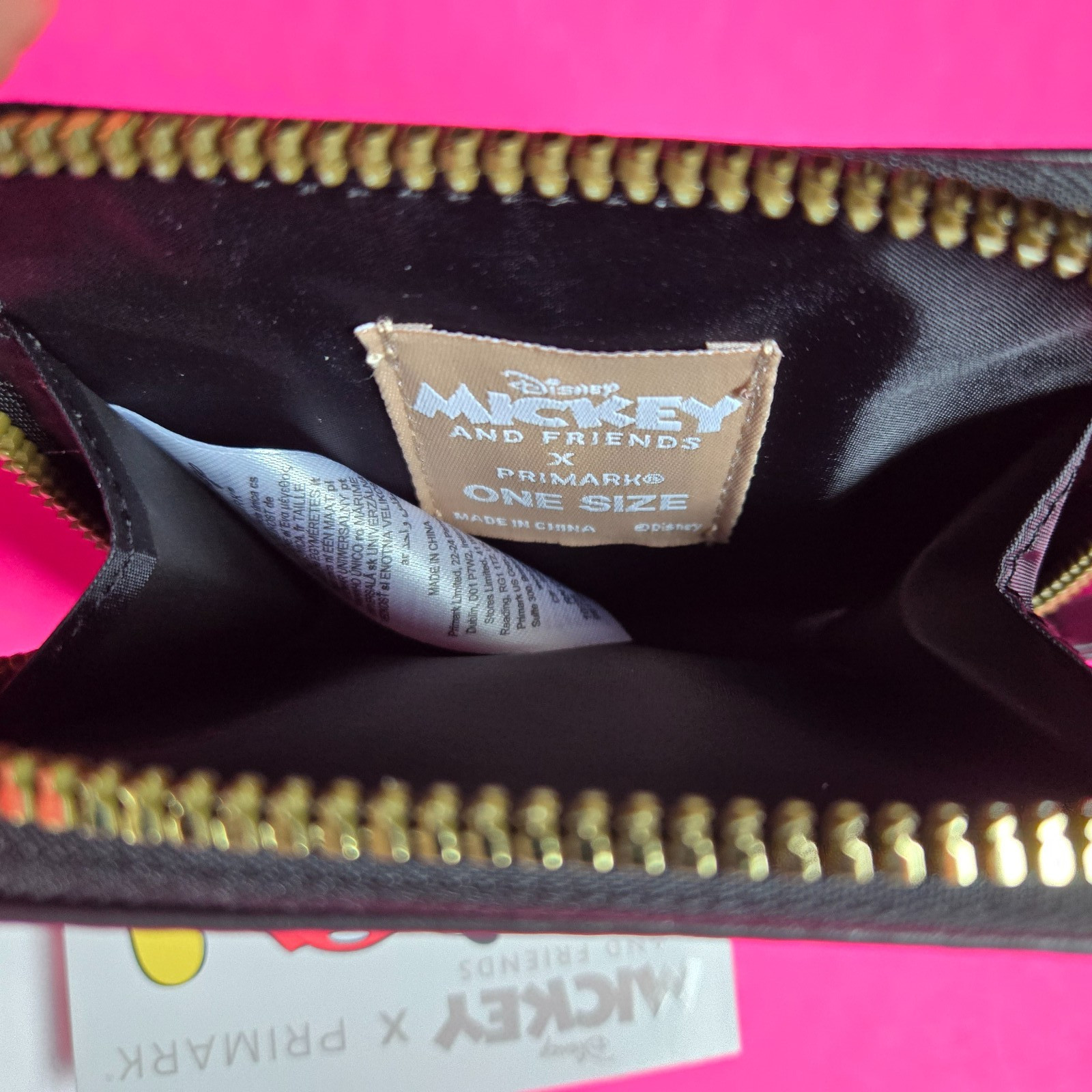 Primark Mickey and Friends Small Faux Leather Coin Purse NWT