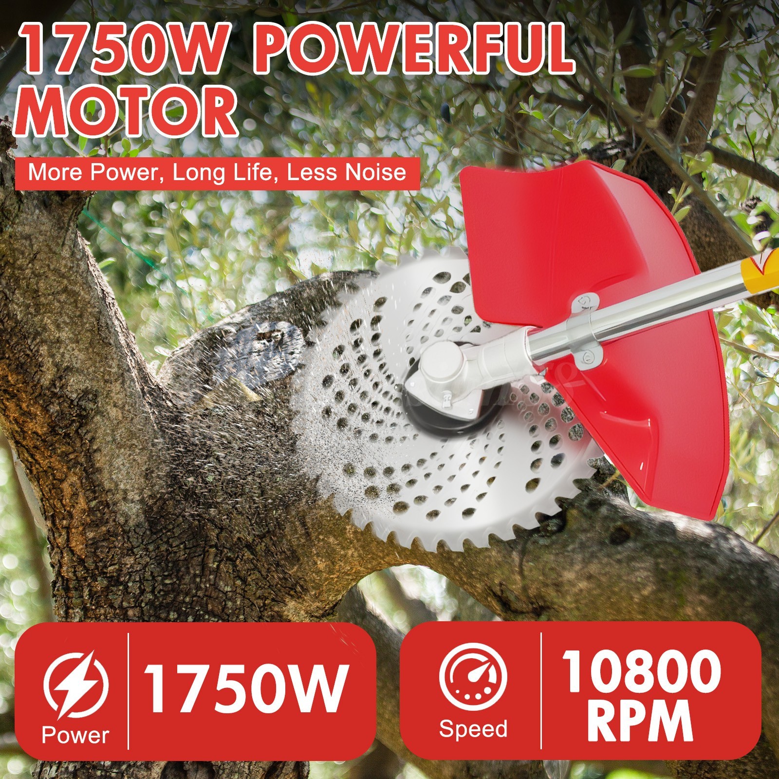 58CC 4 in 1 2-Stroke Grass String Trimmer Brush Cutter Gas Trimmer Weed Eater US