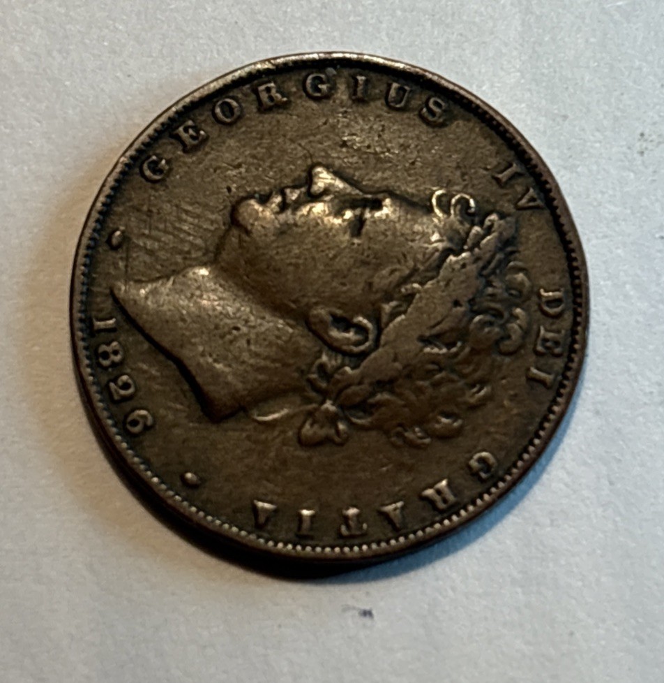 1826 KG 4 Farthing