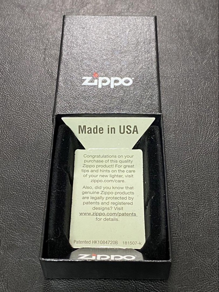Zippo Asanoha Pink Gold Silver Etching Double Sided Processing Lighter Regular