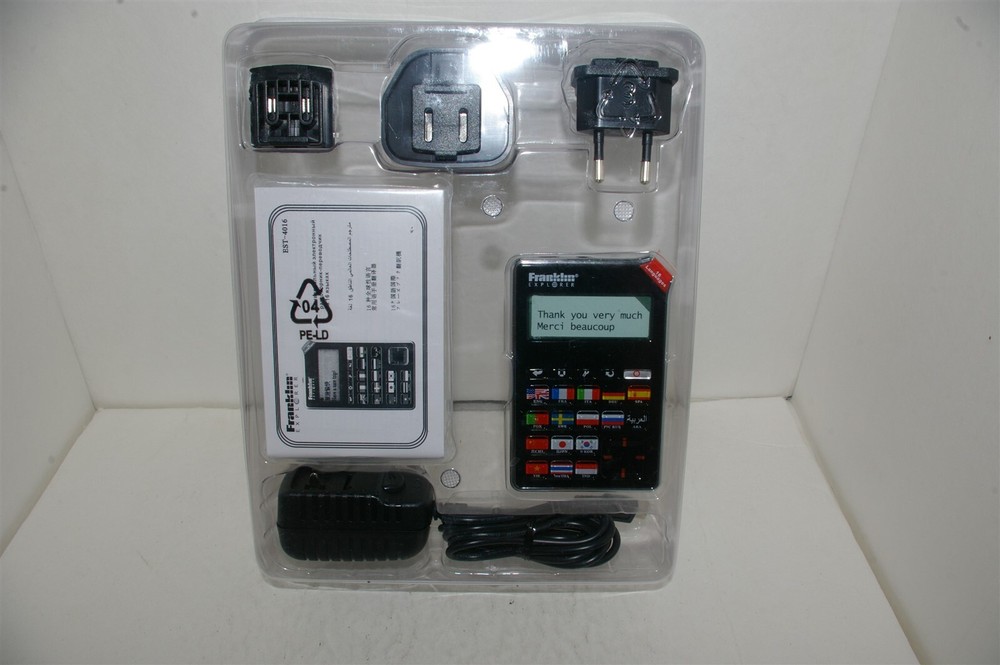 Franklin Explorer EST-4016 16 Language Phrasebook Translator Electronic 2009