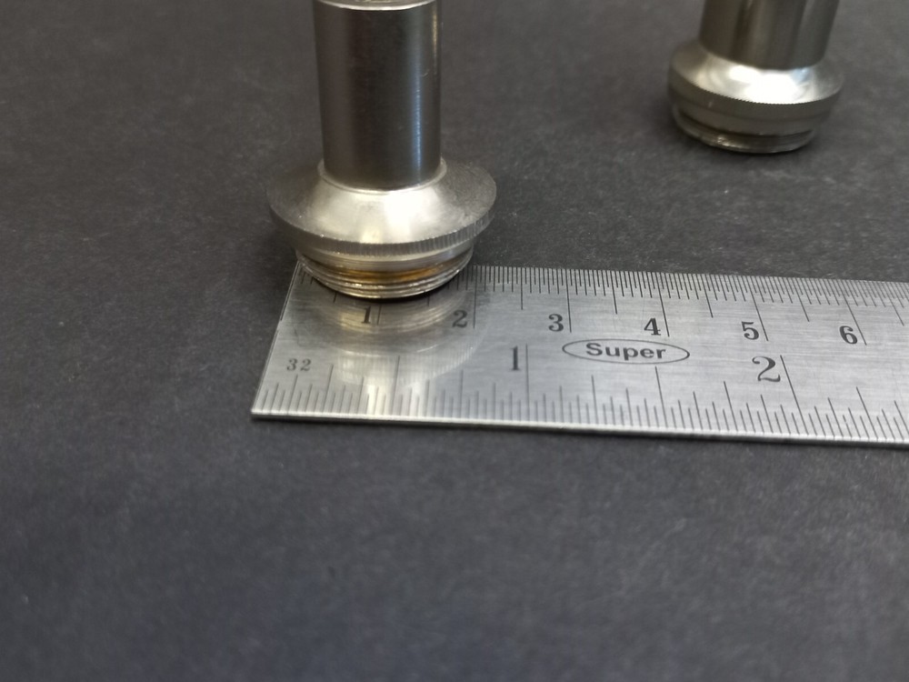 Soviet Vintage Microscope Lenses 2pcs, USSR Microscope Accessories
