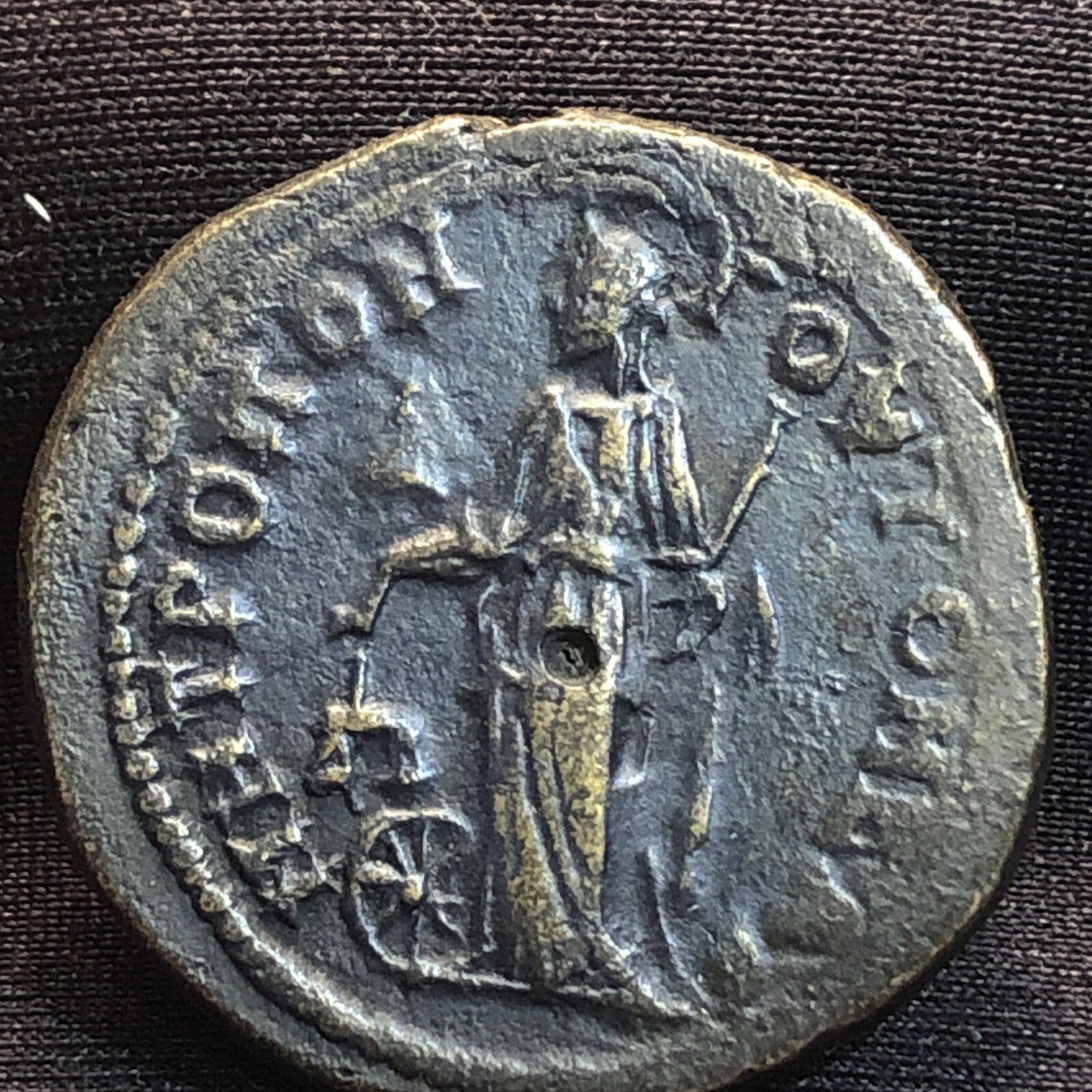 Moesia Gordian III,tranquillina Ae Bronze Nemesis Aequitas 238-244 A.D.