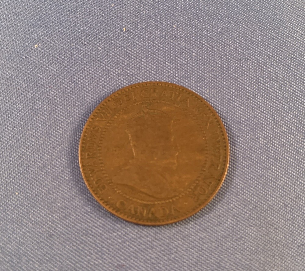 1909 One Cent Large Cent - 1C - Edward VII Canada