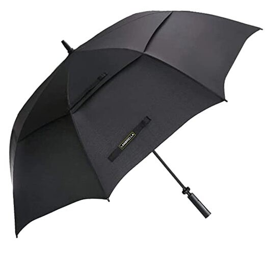 Golf Umbrell 72/80 Inch Extra Large Oversize Windproof 80 inch C2.1 Black UV