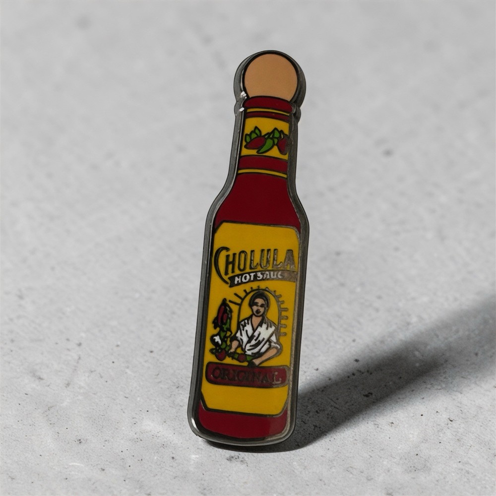 Hot Sauce Bottle Pin