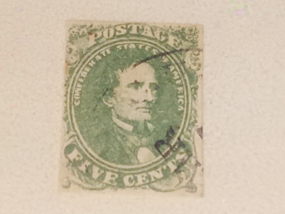 Heritage Collection Confederate States Jefferson Davis 5 CentsUsed