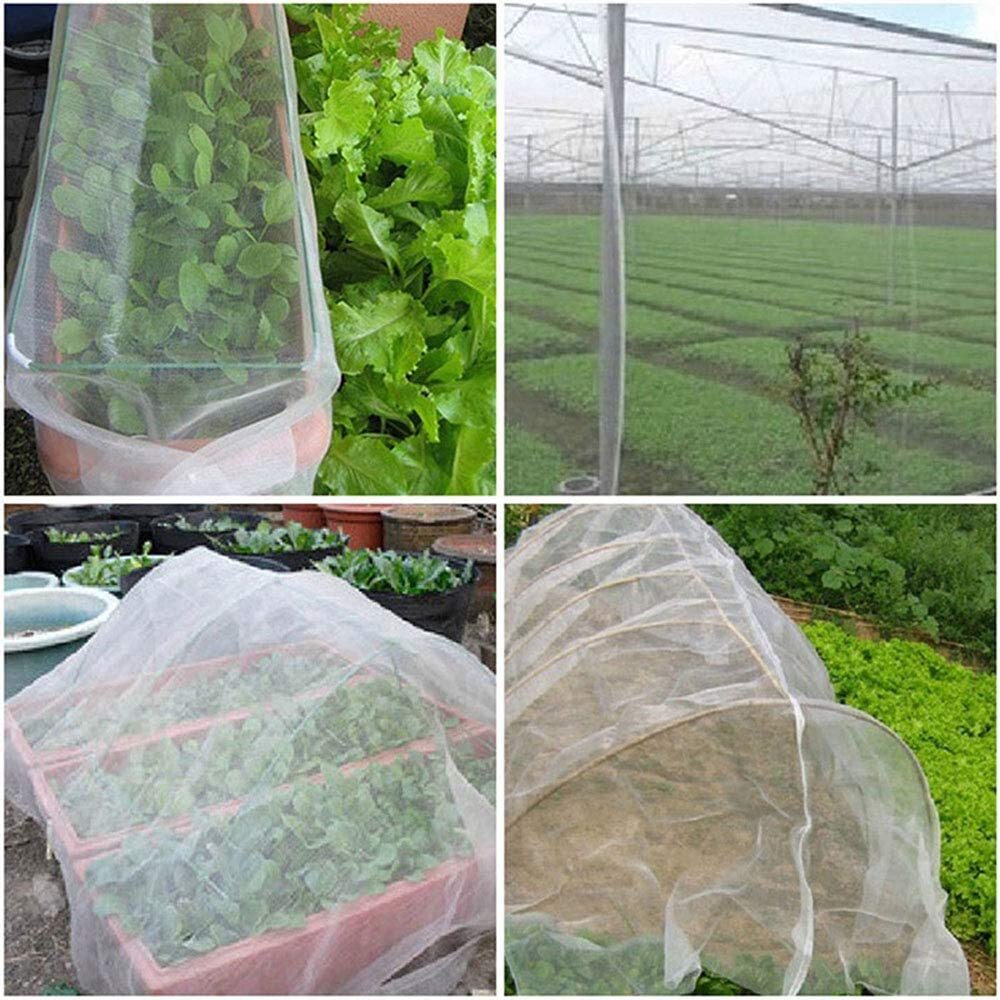 20-50ft Garden Bug Insect Netting Barrier Bird Pond Net Plant Crop Protect Mesh
