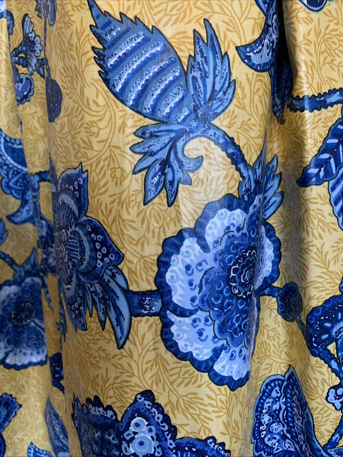 XL Outlander, Colonial/Rev War, Jacobean Botanical Cotton Overdress/Gown NWOT