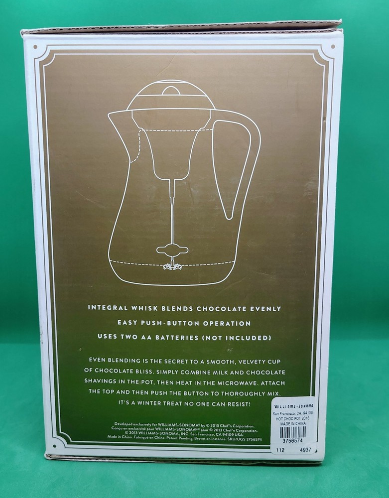 Williams-Sonoma automatic hot chocolate pot