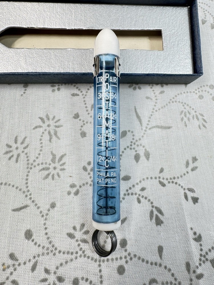 Vintage 1950s Postamatic Pocket Postal Scale With Box