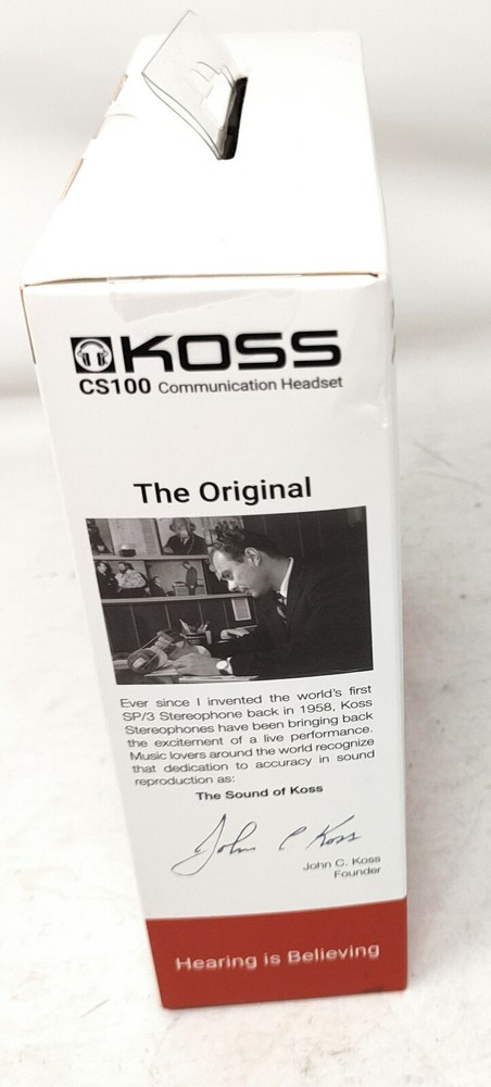 KOSS CS100 On-Ear Communication Headset
