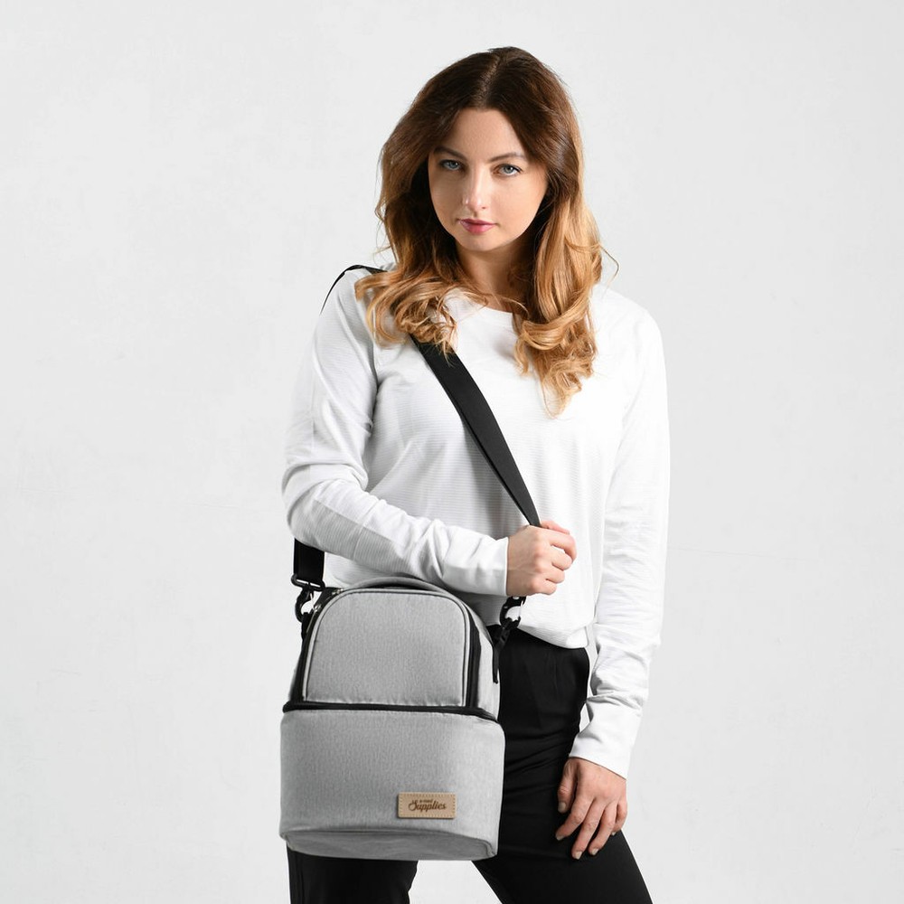 CoolCarry™ Breastpump Cooler Bag + Ice Pack