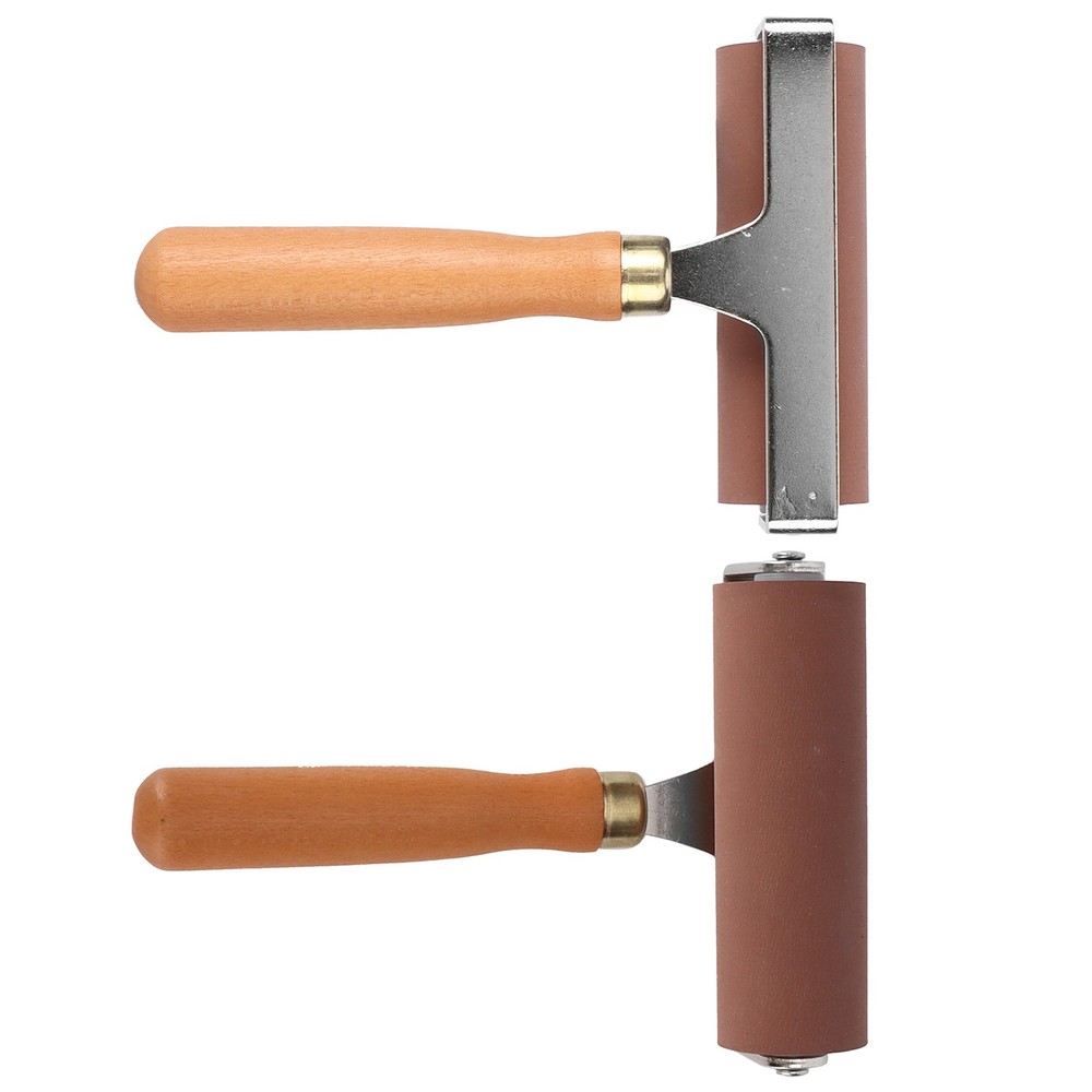 3pcs Soft Rubber Brayer Rollers For Printmaking Stamp Tools Scrapbook Excellent