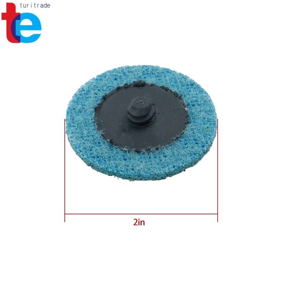 25 Pcs Quick Change Surface Conditioning Disc 2" Blue (Fine) Prep Pad