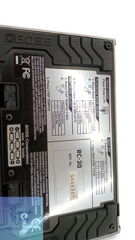 BOSS RC-30 Loop Station Effects Pedal