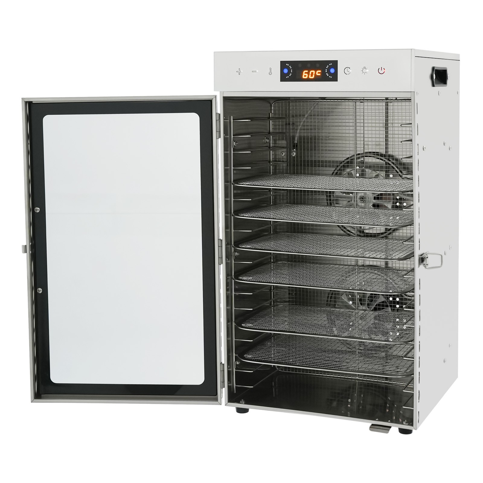 Commercial Dehydrator 18 Stainless Steel Trays Fruit Vegetable Food Dry Machine