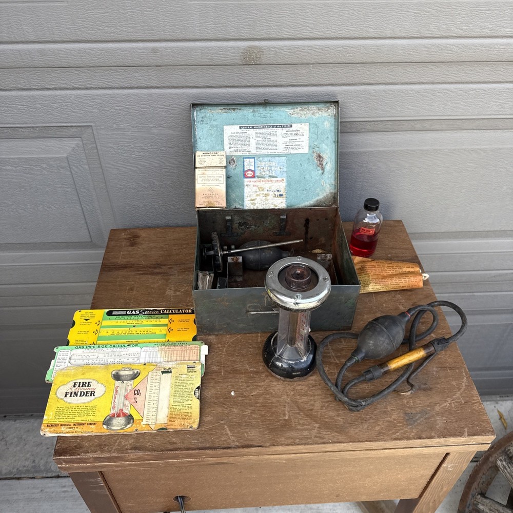 Fyrite Bacharach Fire Combustion Analyzer Kit Firefighting Fires