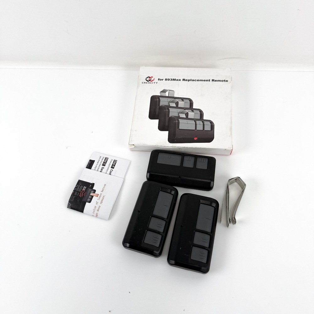 CREACITY For 893Max Replacement Remote (3 Remotes)
