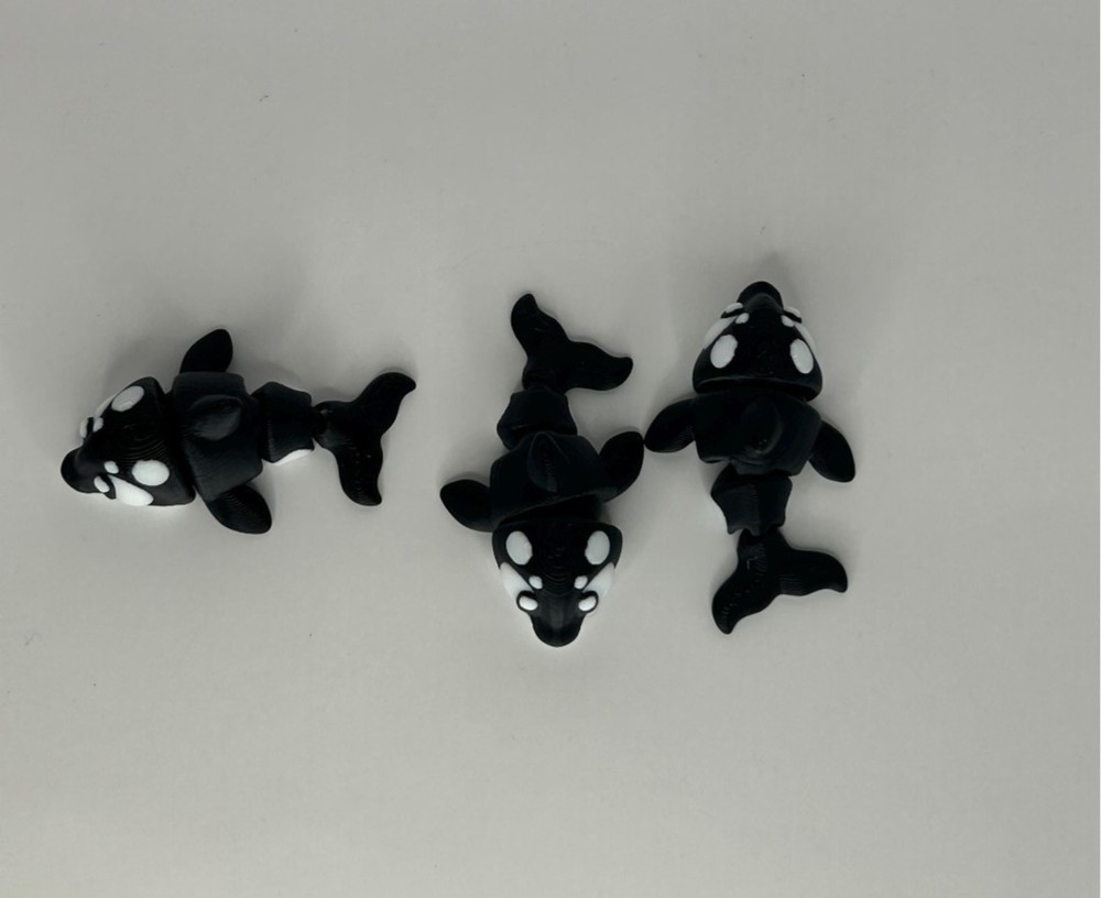 3D Printed Jiggle Pet Orca Whale