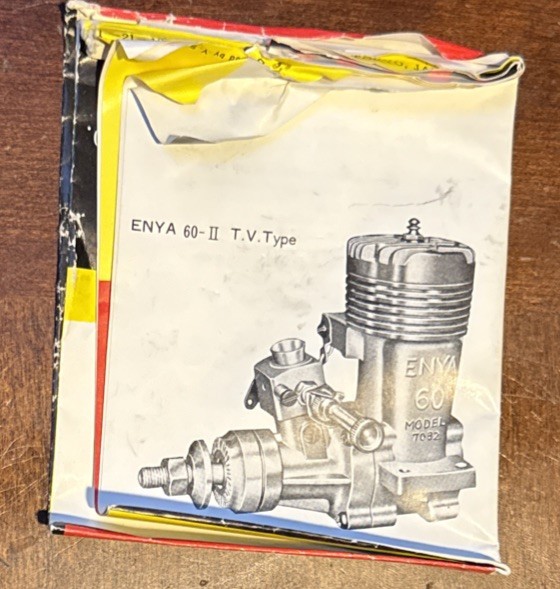 Vintage Enya 29 Model 5224 Engine Original Box