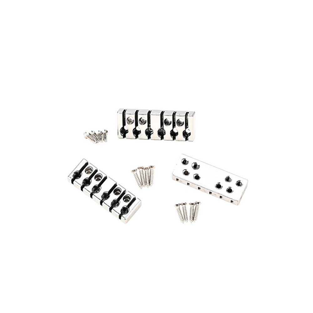 6 String Lock Adjustable Locking Nut Tuning Part for Headless Electric Guitar/