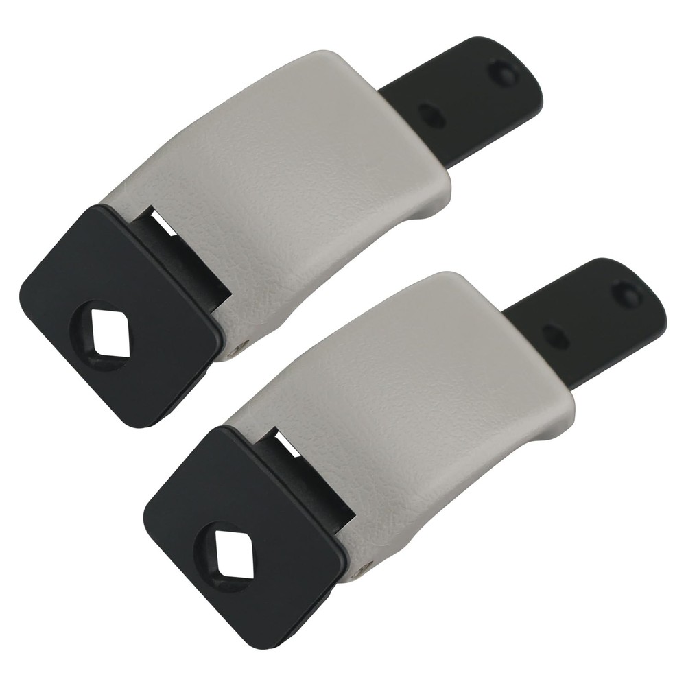2PCS Rear Quarter Window Latch Lock Assembly Compatible with 2pcs, Gray