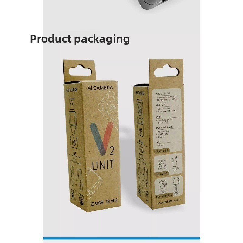 M5Stack UNIT-V2 M12 1080P AI Recognition Camera Programmable Camera Module