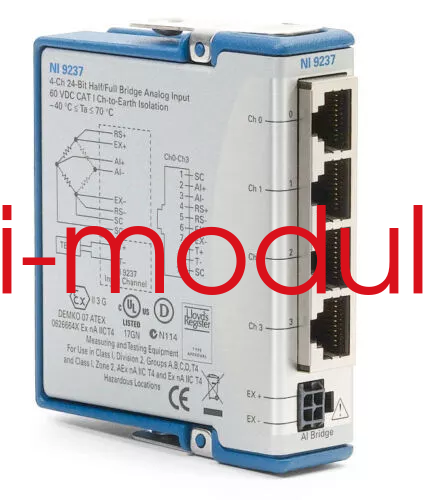 National Instruments NI 9237 cDAQ Strain / Bridge Input Module, RJ50