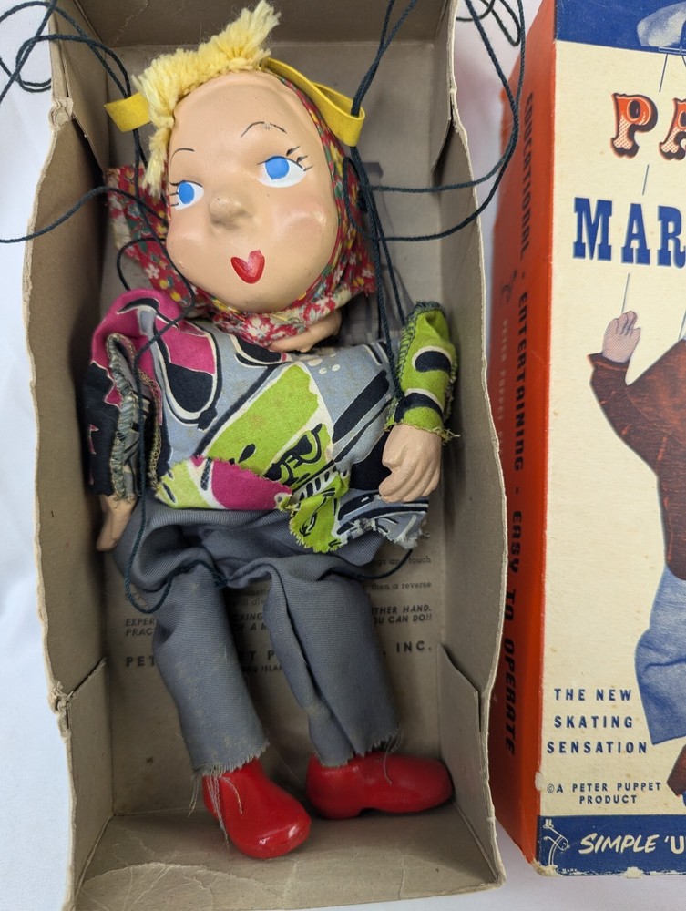Patty the Marionette Peter Puppet Doll Box