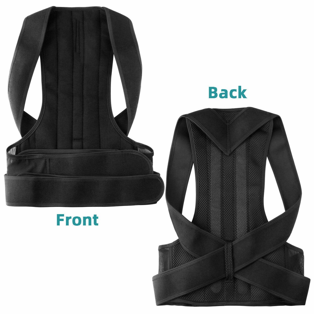 Adjustable and Fully Back Support Improve Back Posture and Lumbar Support