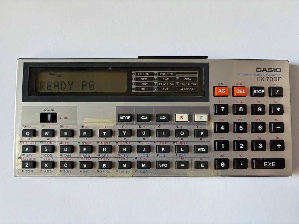 CASIO FX-700P Pocket Computer Programmable Calculator BASIC LCD Collector