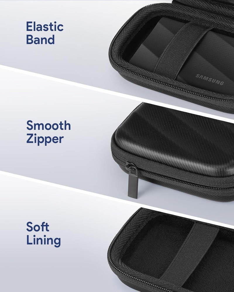 Protective Storage Case for Portable Solid State Drive