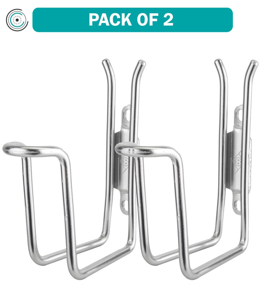 Pack of 2 Origin8 Flask Cage Flask Cage Silver