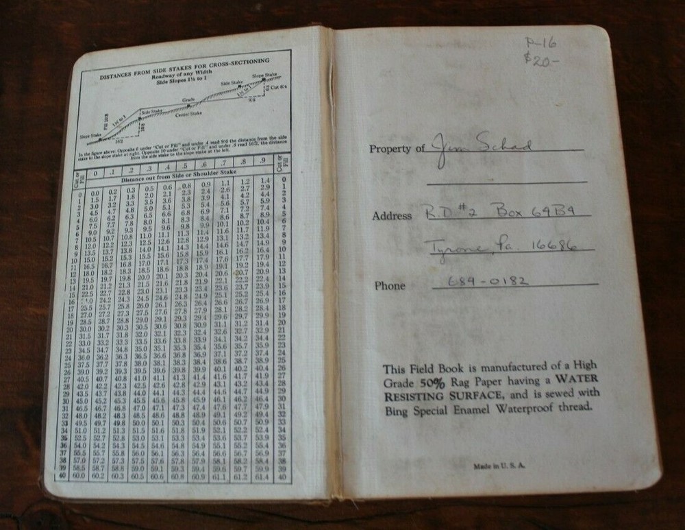 DIETZGEN 422F Mining Transit Book