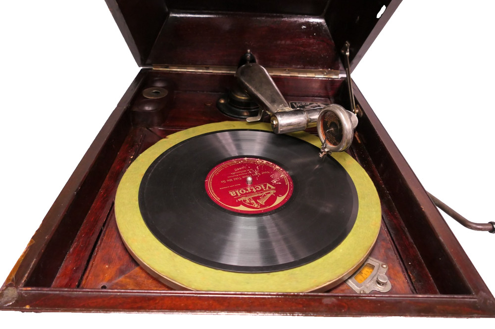Victrola Victor Talking Machine VV-IX. Working.