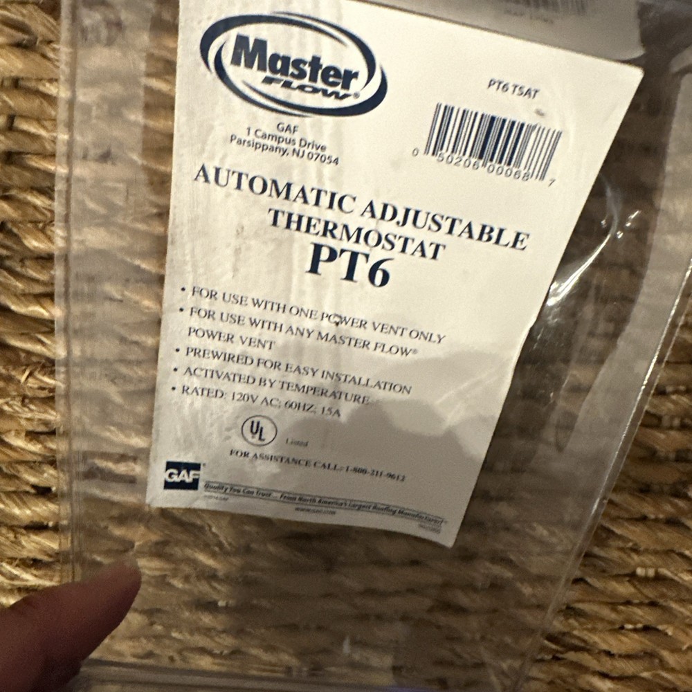 Generic Replacement Power Vent Thermostat