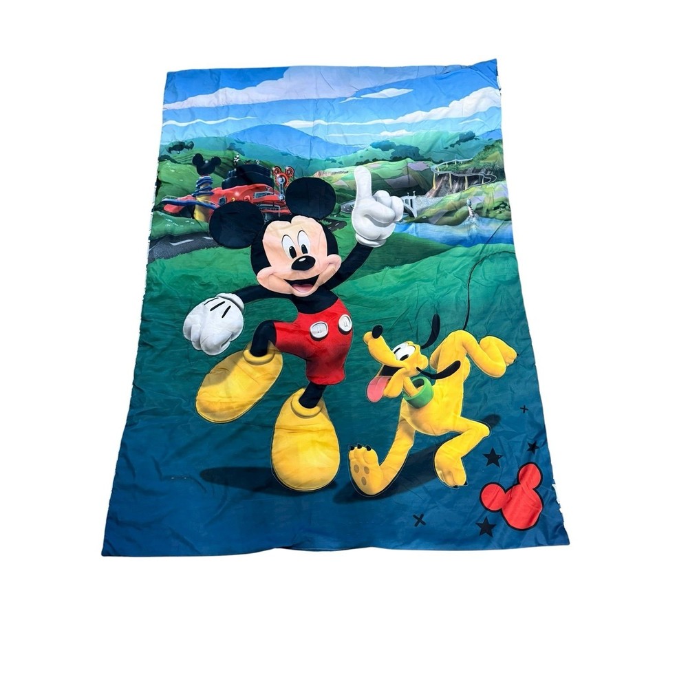 Mickey Mouse & Pluto Boys Toddler Bed Comforter Double Sided 2016