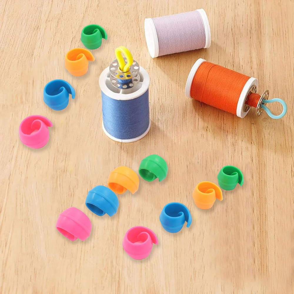 65 Pcs Thread Spool Savers - Keep Thread Tails Secure and Organized for Sewing a