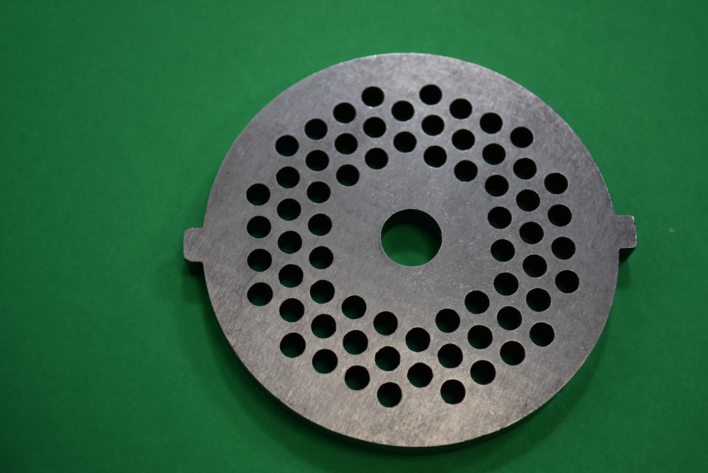 4 pc SET size #12 meat grinder discs WITH TABS 2 3/4" diameter