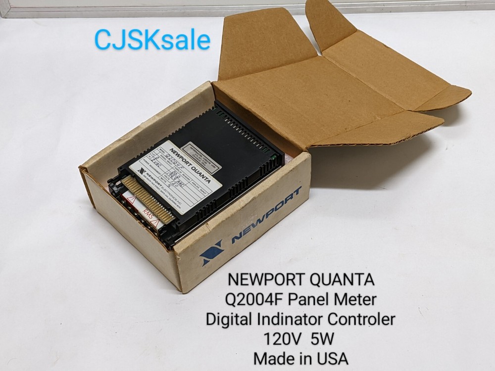 NEWPORT QUANTA Q2004F Panel Meter Digital Indicator Controller 120V  5W (NEW).