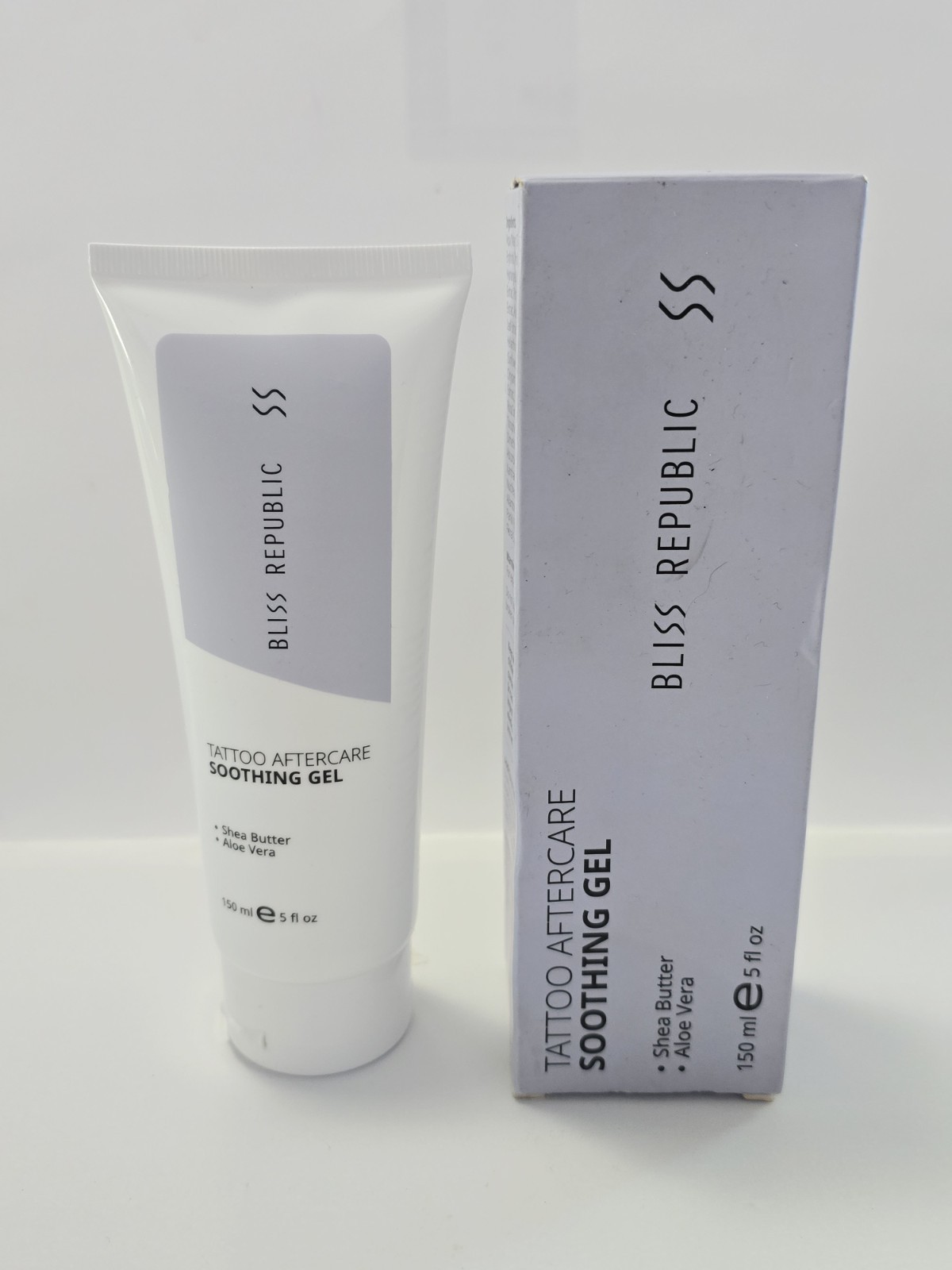 Tattoo Aftercare Soothing Gel Shea Butter Aloe Vera Natural Ingredient ~ 5 fl oz