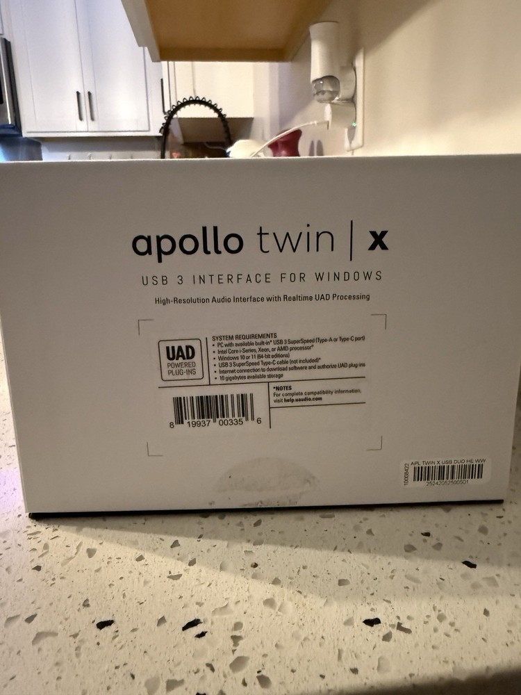 Universal Audio Apollo Twin X USB 3 Desktop Audio Interface, 2 Mic, Talkback