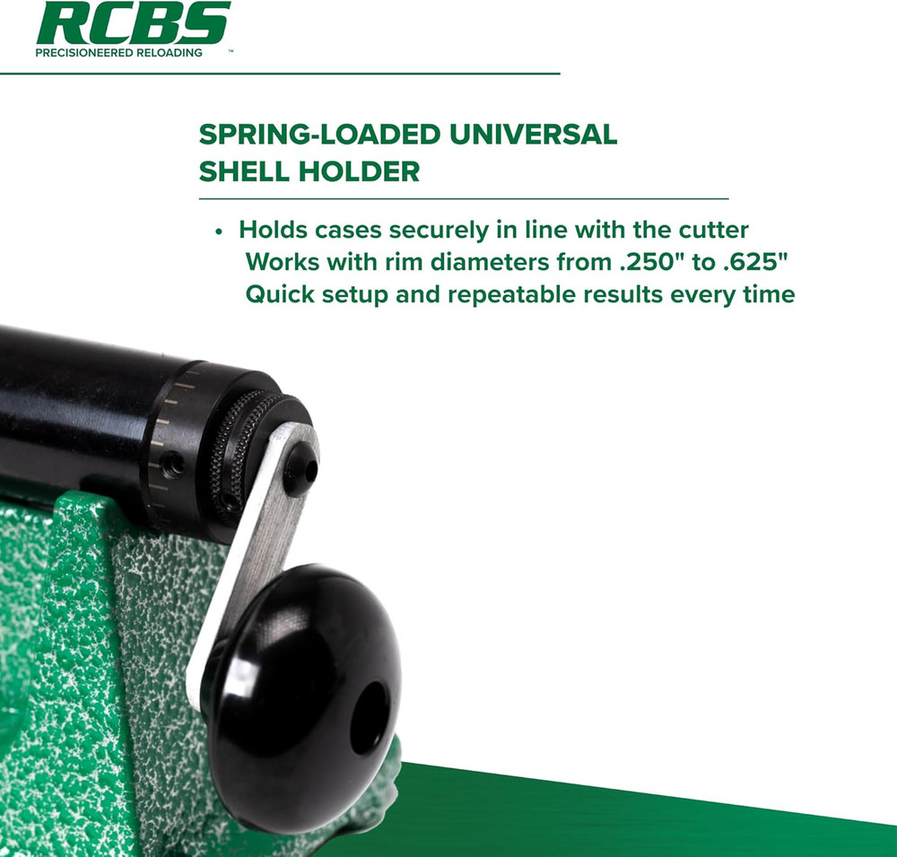 Trim Pro-2 Manual Case Trimmer Kit, Precision Trimming Kit for Reloading, Multi