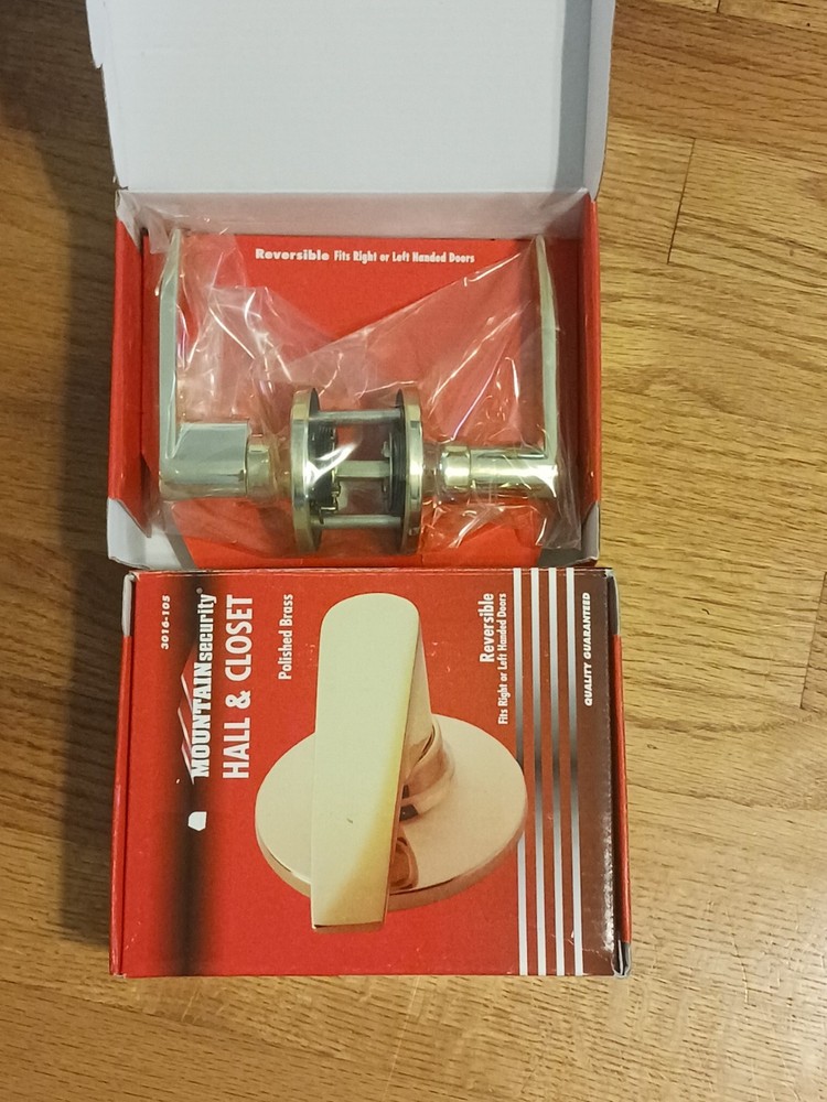 Mountain Security Hall and Closet InDoor Knobs No Keys Not lockable