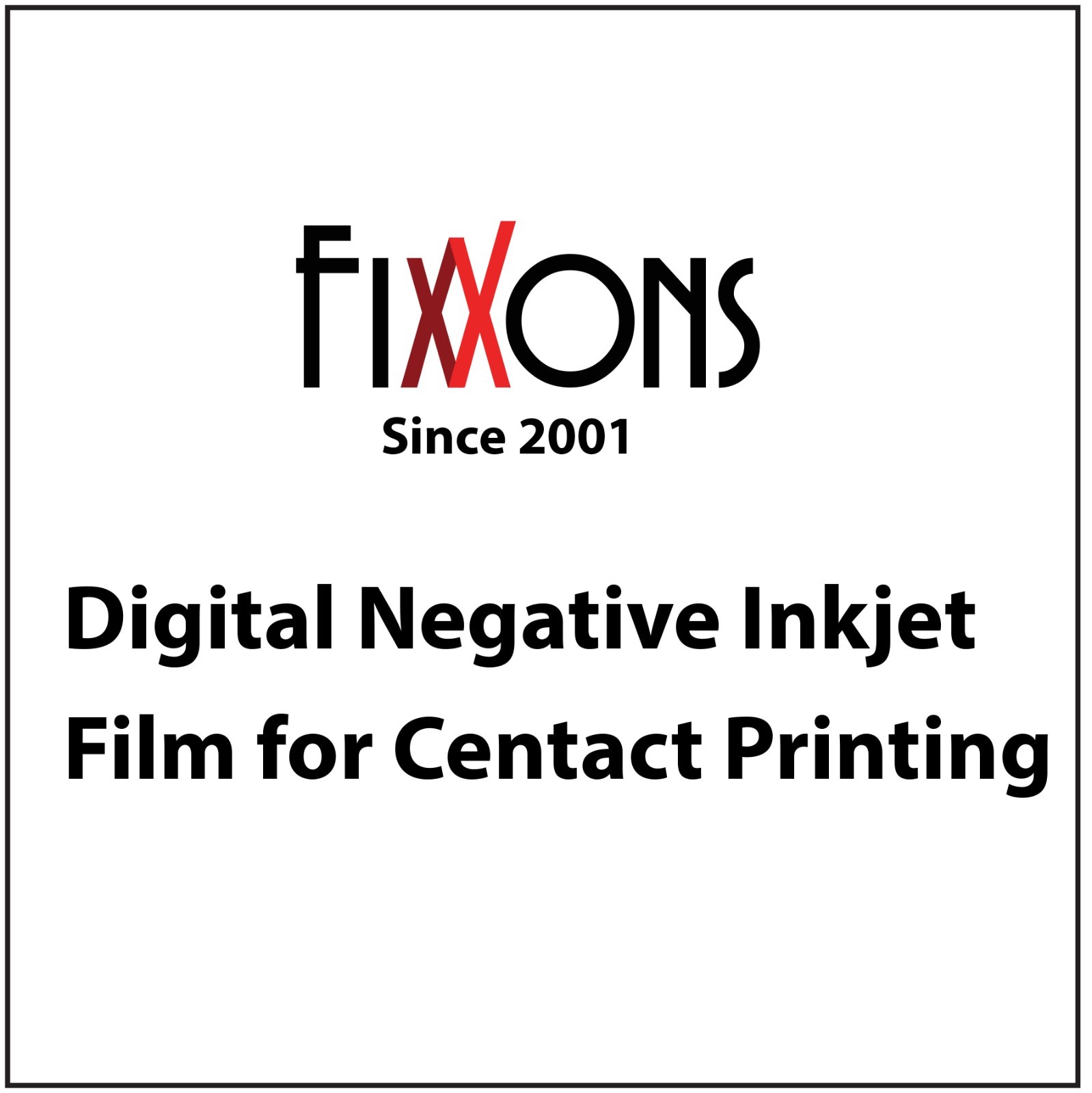 Digital Negative Inkjet Film for Contact Printing 24" x 100' Roll